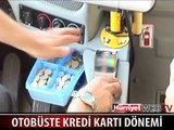 ANTALYA'DA HAVALİMANI OTOBÜSÜNDE 'POS' UYGULAMASI