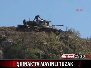 ŞIRNAK'TA MAYINLI TUZAK