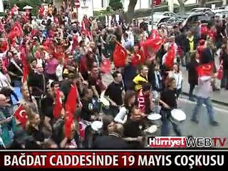 BAĞDAT CADDESİ'NDE 19 MAYIS COŞKUSU