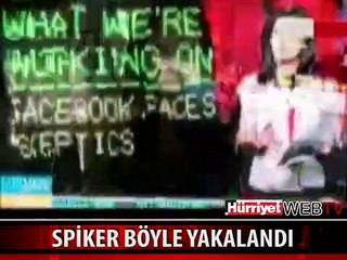 SPİKER KADIN BÖYLE YAKALANDI
