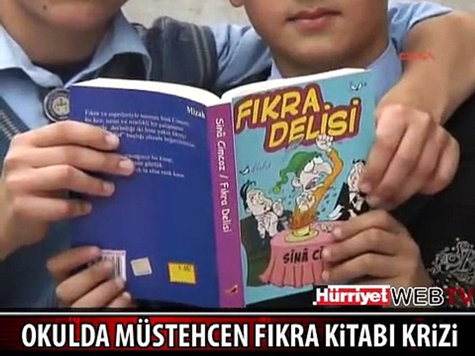 İLKÖĞRETİM OKULUNDA MÜSTEHCEN FIKRA KİTABI KRİZİ