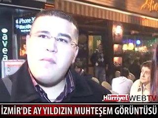 BU GÖRÜNTÜ İZMİRLİLERİ HAYRETE DÜŞÜRDÜ