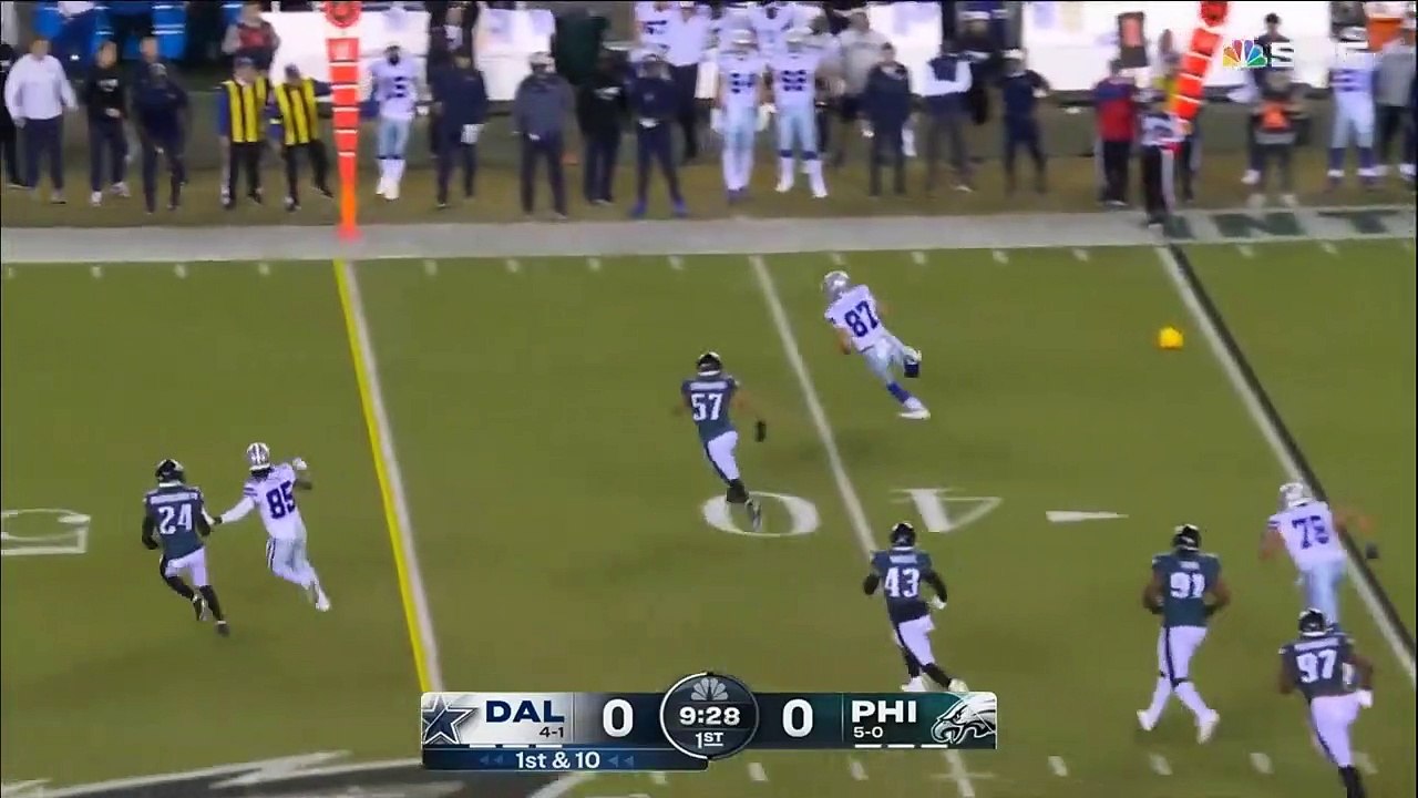 Dallas Cowboys vs. Philadelphia Eagles Full Highlights 1st Quater _ NFL Week 6_ 2022
