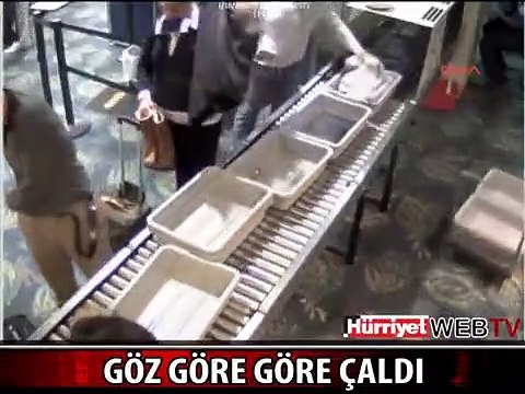 6500 DOLARLIK SAATİ ÇALDI