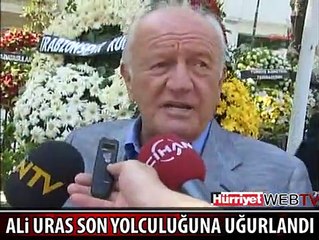 ALİ URAS'IN CENAZESİNE SPOR VE SİYASET DÜNYASI AKIN ETTİ