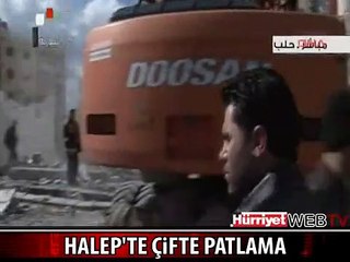 HALEP'TE ÇİFTE PATLAMA