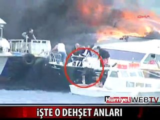 TEKNEDEKİ KADININ ÇIĞLIKLARI KIYIDAN DUYULUYORDU