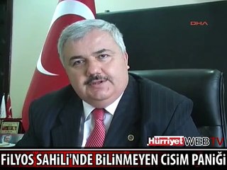 SAHİLDEKİ BU CİSİMLER PANİK YARATTI