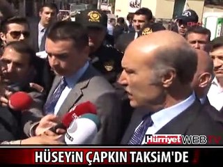 EMNİYET MÜDÜRÜ ÇAPKIN TAKSİM'DE
