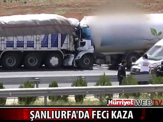 LPG YÜKLÜ TIR KAMYONA ÇARPTI: 1 ÖLÜ