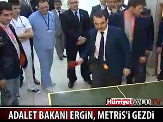 ADALET BAKANI ERGİN, METRİS CEZAEVİ'Nİ İNCELEDİ