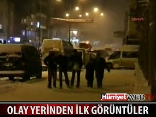 OLAY YERİNDEN İLK GÖRÜNTÜLER