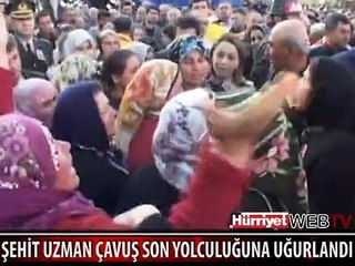 ŞEHİT UZMAN ÇAVUŞA SON VEDA