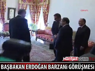 BAŞBAKAN ERDOĞAN BARZANİ İLE GÖRÜŞTÜ