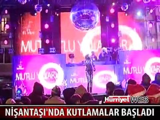 NİŞANTAŞI'NDA KUTLAMALAR BAŞLADI