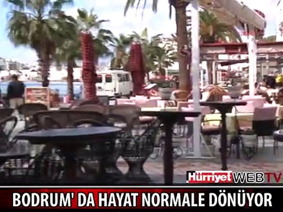 BODRUM'DA HAYAT NORMALE DÖNÜYOR