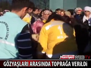 ŞEHİT POLİS GÖZYAŞLARIYLA UĞURLANDI