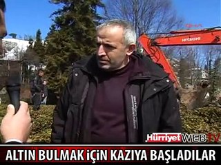 RİZELİLER KEPÇE İLE ALTIN ARIYOR