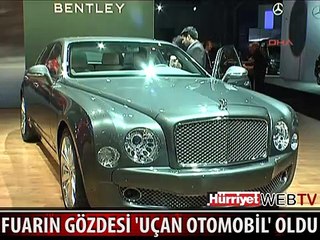 OTOMOBİL FUARININ GÖZDESİ UÇAN OTOMOBİL OLDU