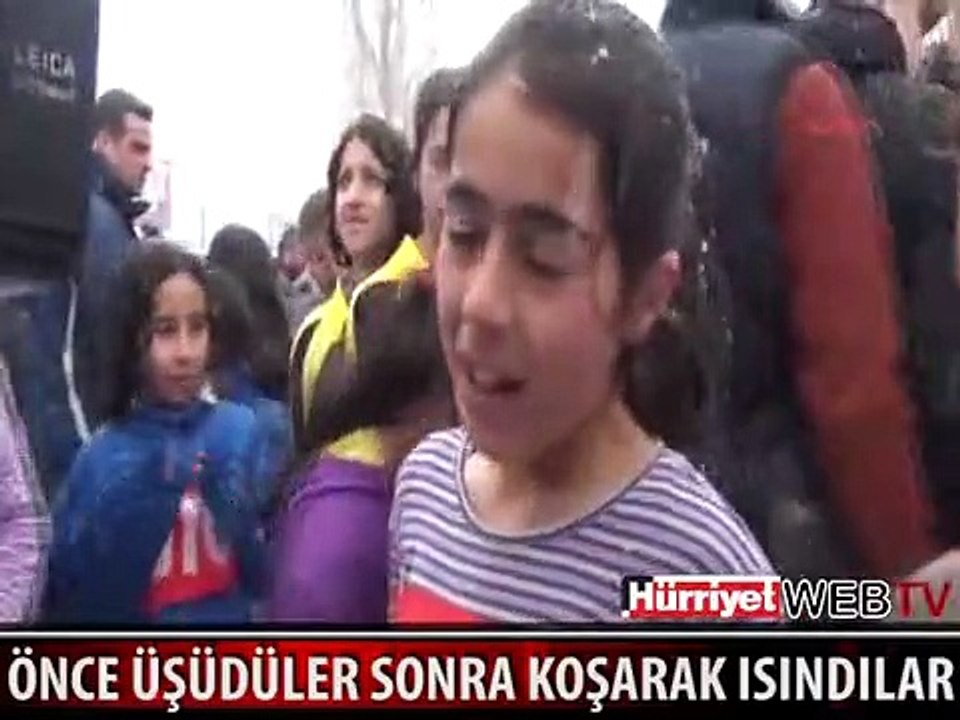 ERZURUM'DA DONDURAN KOŞU