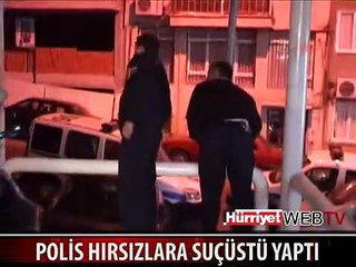 HIRSIZLAR BÖYLE SUÇÜSTÜ YAKALANDI