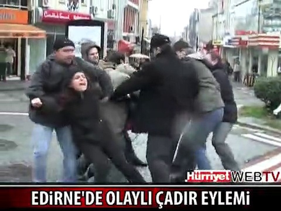 EDİRNE'DE OLAYLI EYLEM