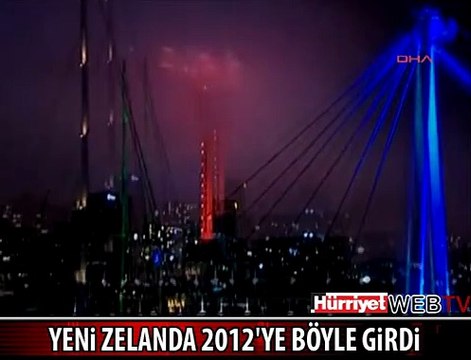 YENİ ZELANDA YENİ YILA BÖYLE GİRDİ