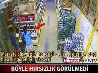 BU HIRSIZLIK GÖRENLERİ ŞOKE ETTİ