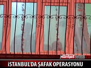 İSTANBUL'DAKİ KCK OPERASYONUNUN GÖRÜNTÜLERİ