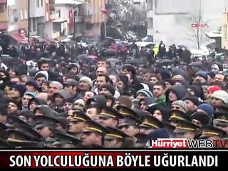 ŞEHİT ONBAŞI'YA HÜZÜNLÜ TÖREN