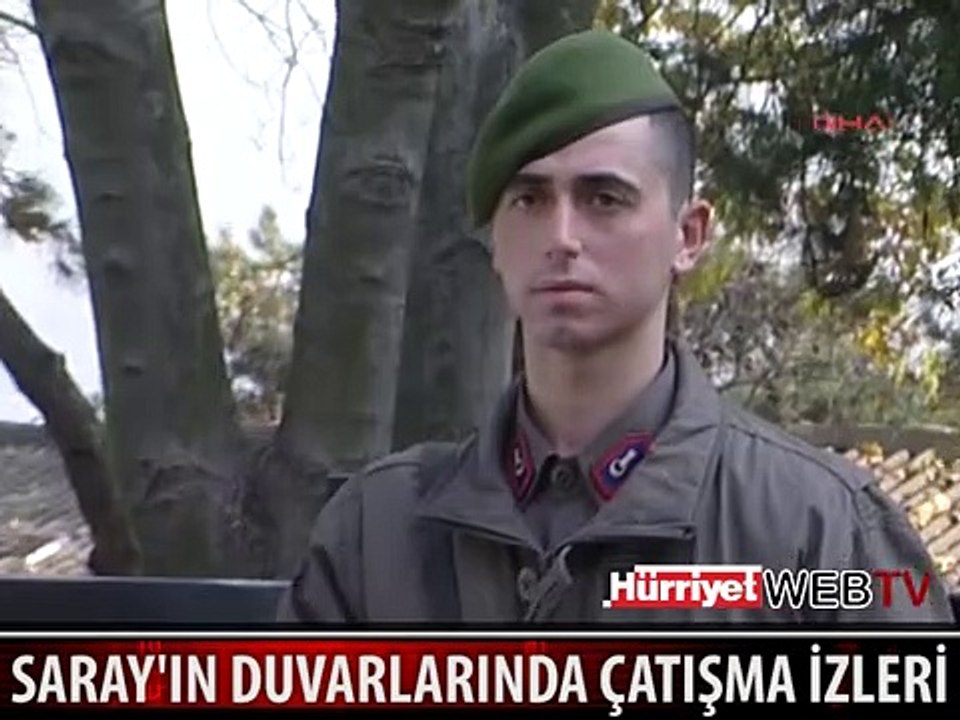 ÇATIŞMA İZLERİ SARAYIN DUVARLARINDA