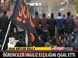 İRANLI ÖĞRENCİLER İNGİLİZ ELÇİLİĞİNİ İŞGAL ETTİ