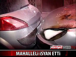 TERÖRİSTLER BEYOĞLU'NDA YİNE ARAÇ YAKTI