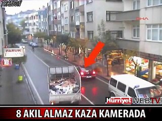 O İNANILMAZ KAZALAR KAMERADA
