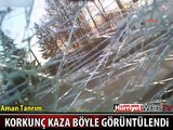 ARACIN KENDİ KAMERASI KAYDETTİ