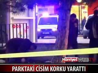 PARKTAKİ CİSİM KORKU YARATTI
