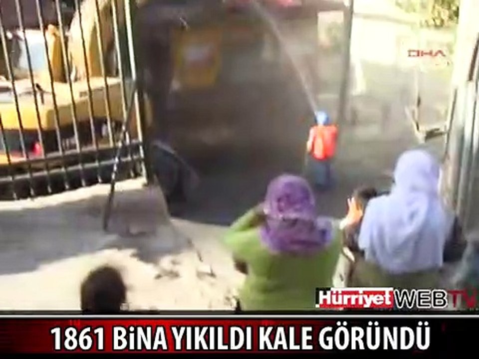 1861 BİNA YIKILDI KALE GÖRÜNDÜ