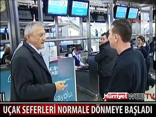 HAVA ULAŞIMI NORMALE DÖNDÜ