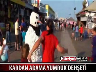 KARDAN ADAMA BÖYLE YUMRUK ATTI