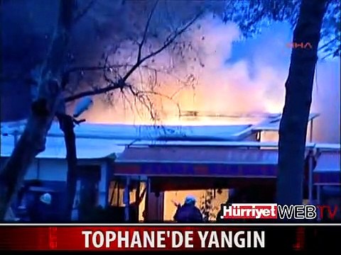 NARGİLE KÖZÜ TOPHANE'Yİ YAKTI