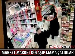 MAMA HIRSIZLARINI KAMERA BÖYLE YAKALADI