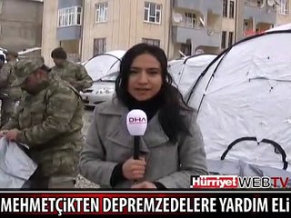MEHMETÇİKTEN DEPREMZEDELERE YARDIM ELİ