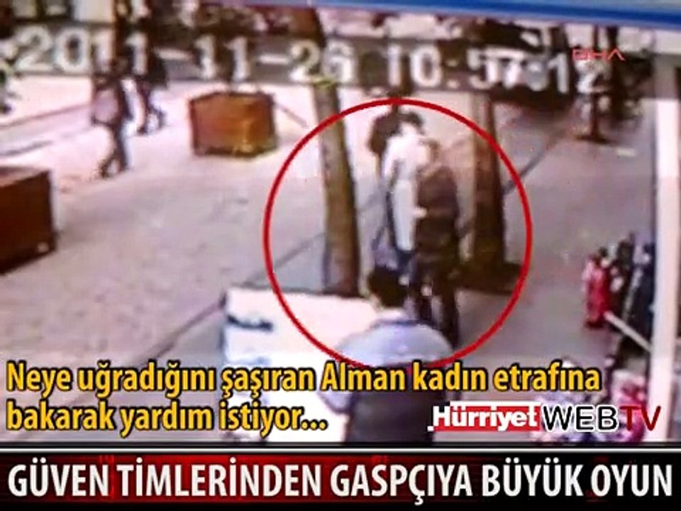 POLİSLERDEN GASPÇIYA BÜYÜK OYUN