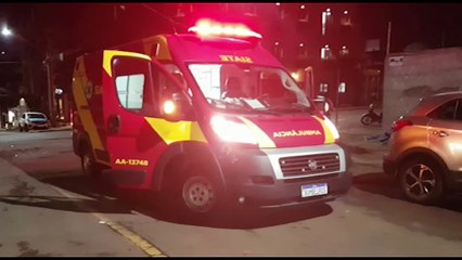 Motoboy fica ferido em colisão no Centro