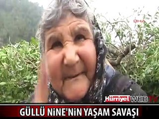 72 YAŞINDAKİ GÜLLÜ NİNE YAŞAMA BÖYLE MEYDAN OKUYOR