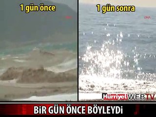 ANTALYA 1 GÜN ÖNCE BÖYLEYDİ ŞİMDİ BÖYLE