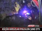 POLİSLER GÖRDÜKLERİ KARŞISINDA ŞOKE OLDU