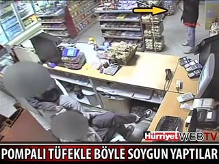 BURSA'DAKİ POMPALI TÜFEKLİ DEHŞET KAMERADA