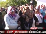 KAHRAMANMARAŞLI ŞEHİDE SON VEDA