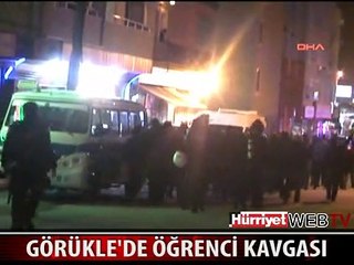 BURSA'DA ÖĞRENCİLER BİRBİRİNE GİRDİ